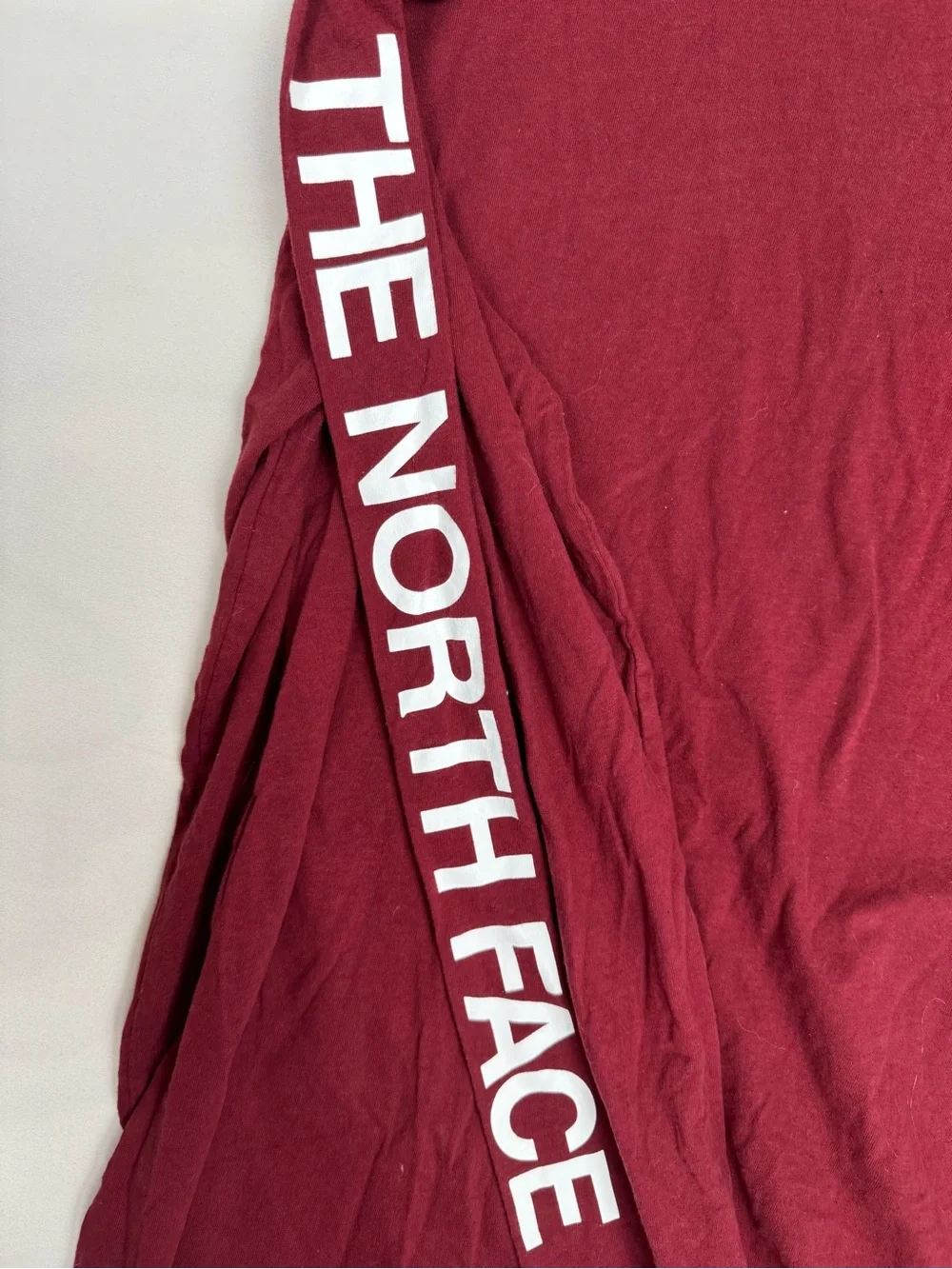The North Face Long Sleeve The North Face Sleeve Hit Tee Red Mens S